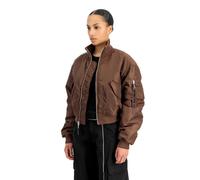 Bomber crop femme Alpha Industries MA-1 Marron S
