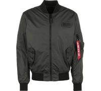 ALPHA INDUSTRIES Veste mi-saison anthracite / rouge / noir / blanc, Taille XL