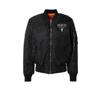 ALPHA INDUSTRIES Veste mi-saison 'Berlin Candy' jaune / noir / blanc, Taille S