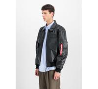 Alpha Industries CWU-45/P Leather MODify Vestes Bombers pour homme Taille L - Noir