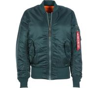 ALPHA INDUSTRIES Veste mi-saison 'MA-1' bleu marine / orange / rouge / blanc, Taille L