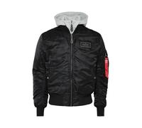 ALPHA INDUSTRIES Veste mi-saison 'MA-1 D-Tec' rouge / noir, Taille S