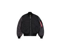Veste MA-1 Camo Back Embroidery Bomber Alpha Industries - Black S
