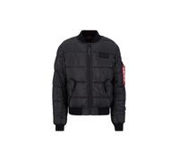 Alpha Industries Ma-1 Puffer Bomber Jacket Noir L Homme