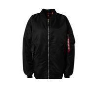 ALPHA INDUSTRIES Veste mi-saison 'Ma-1' rouge / noir / blanc, Taille M-L