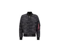 ALPHA INDUSTRIES Veste mi-saison 'MA-1 TT' gris foncé / noir, Taille S