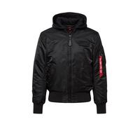 ALPHA INDUSTRIES Veste mi-saison 'MA-1 ZH' rouge / noir / blanc, Taille S