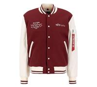 Alpha Industries Varsity Air Force Jacket Vestes pour homme Taille S - Bourgogne Rouge