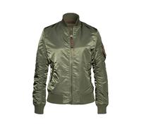 Bomber Femme - ALPHA INDUSTRIES - MA-1 VF 59 - Vert - 100% polyamide L