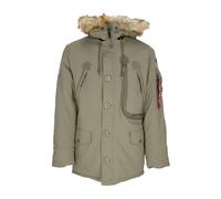 Alpha Industries - Veste polaire avec fermeture éclair - Homme - Vestes - Vert - Taille: XL