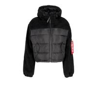 Alpha Industries - Veste Teddy Puffer Sherpa Noire - Homme - Vestes - Noir - Taille: S
