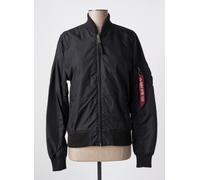 alpha industries vestes femme de couleur noir 38
