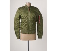 alpha industries vestes femme de couleur vert 34