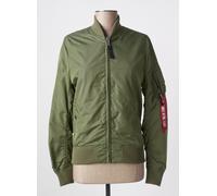 alpha industries vestes femme de couleur vert 40