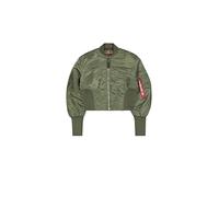 Alpha Industries Waisted MA-1 Bomber Veste pour femme Sage-Green XS