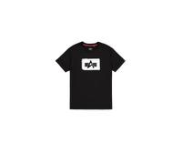 T-shirt Alpha Industries Washed Out Logo Noir L