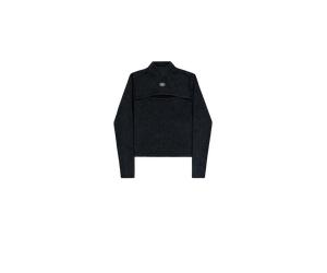 Alpha Industries World Cut Out Longsleeve Manches longues pour femme Taille M - Noir