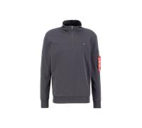 Alpha Industries X-Fit Half Zip Sweatshirt pour homme Taille M - Gris