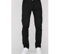 ALPHA INDUSTRIES Pantalon cargo 'Agent' noir, Taille 33