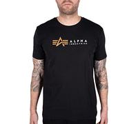 Alpha Indutries Alpha Label T-Shirt pour Homme Black