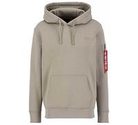 Alpha Indutries Back Print Hoody Sweat à Capuche pour Homme Vintage Sand