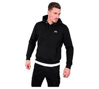 Alpha Indutries Basic Hoody Small Logo Sweat à Capuche pour Homme Black
