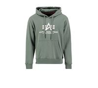Alpha Indutries Basic Hoody Sweat à Capuche pour Homme Vintage Green