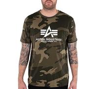 Alpha Indutries Basic T-Shirt Camo T-Shirt pour Homme Olive Camo