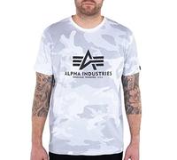 Alpha Industries Basic Camo Short Sleeve T-shirt Gris M Homme