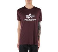 Alpha Indutries Basic T-Shirt T-Shirt pour Homme Deep Maroon