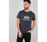 Alpha Industries T-shirt homme Basic Shirt manches courtes gris Taille M