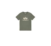 Alpha Industries T-shirt Basic kaki/blanc Taille S