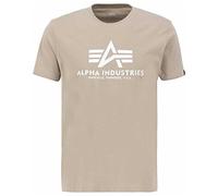 Alpha Indutries Basic T-Shirt T-Shirt pour Homme Vintage Sand