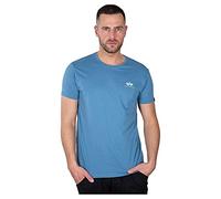Alpha Indutries Basic T Small Logo T-Shirt pour Homme Airforce Blue