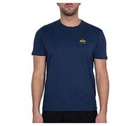 Alpha Industries Basic Small Logo Short Sleeve T-shirt Bleu XL Homme