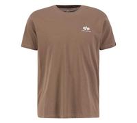 Alpha Indutries Basic T Small Logo T-Shirt pour Homme Taupe