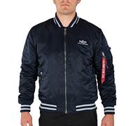 Alpha Indutries College Veste FN Bomber pour homme Rep.Blue