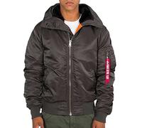 Alpha Indutries MA-1 Hooded Bomber Veste pour homme Black Olive