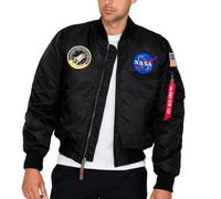 Alpha Indutries MA-1 VF NASA Bomber Veste pour homme Black