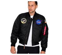Alpha Indutries MA-1 VF NASA Bomber Veste pour homme Black