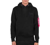 Alpha Indutries Red Stripe Hoody Sweat à Capuche pour Homme Black
