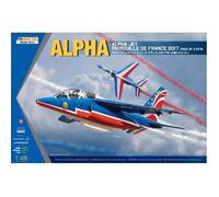 Kinetic – Kit de modélisme Alpha Jet Patrouille de France 2017 – 1/48 – 2-en-1 – Neuf