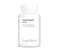 Alpha Lipoic Acid - Antioxydant - Anti-Inflammatoire - Anti-âge - Formes R et S en Quantités Egales - Potentialise les Vitamines C et E - Vegan - Supersmart