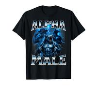 Alpha Male Wolf Meme Sigma Embarrassant Brainrot Sarcastique T-Shirt