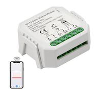 Alpha Ouvre-porte intelligent pour garage et portail avec géofencing, télécommande WiFi avec application, fonctionne avec Alexa, Google Home et Assistant, ouvre-porte sans fil, alerte de porte, pas de