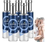 Alpha parfum pour homme phéromones,alpha brume corporelle parfumée,parfum pheromone pour homme,ecdf parfums phéromones, alphatouch phéromone pheromoné cologne for men attract women (30ml, 5pc)