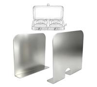 Alpha Rider Pare-vent latéraux pour Cadac 2 Cook 2 Pro & 3 Pro, panneaux en aluminium pour réchaud de camping 2 Cook 2 Pro Deluxe/3 Pro Deluxe, accessoire de cuisine d'extérieur