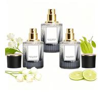 Alpha Scent - Alpha Parfum Au Pheromone Pour Homme,Ecdf Parfums Phéromones,Alphatouch Phéromone Perfume,Parfum Feromone Pour Homme,Eau De Cologne Pour Hommé,Longue Durée Huile Parfumée Corps (3PC)
