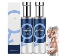 Alpha Scent - Alpha Pheromone Parfum Homme, Solivo Phéromone Parfum, Ecdf Parfums Phéromones, Phéromone Perfume, Men's Pheromone Cologne, Pheromoné Cologne for Men Attract Women (2 Bottle)