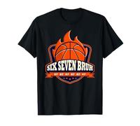 Alpha Slang Kids Bruh 67 Basketball Ice Cream Drip Six Seven T-Shirt